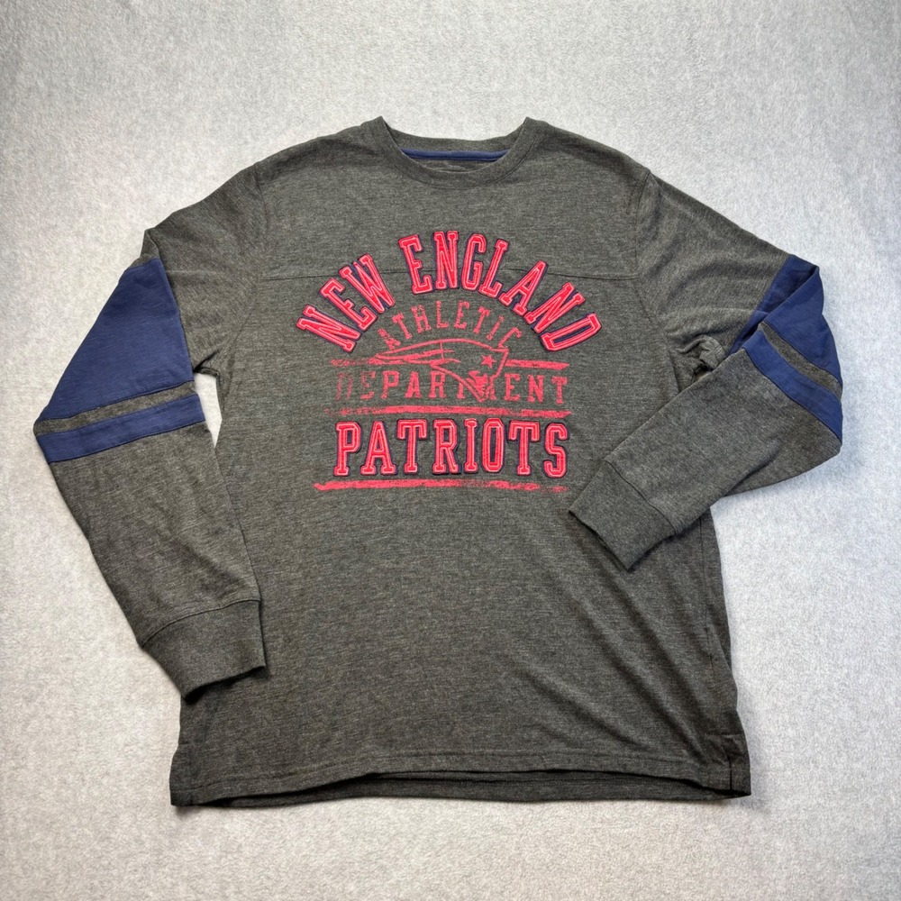 New‎ England Patriots NFL Long Sleeve T Shirt Football Adult Large